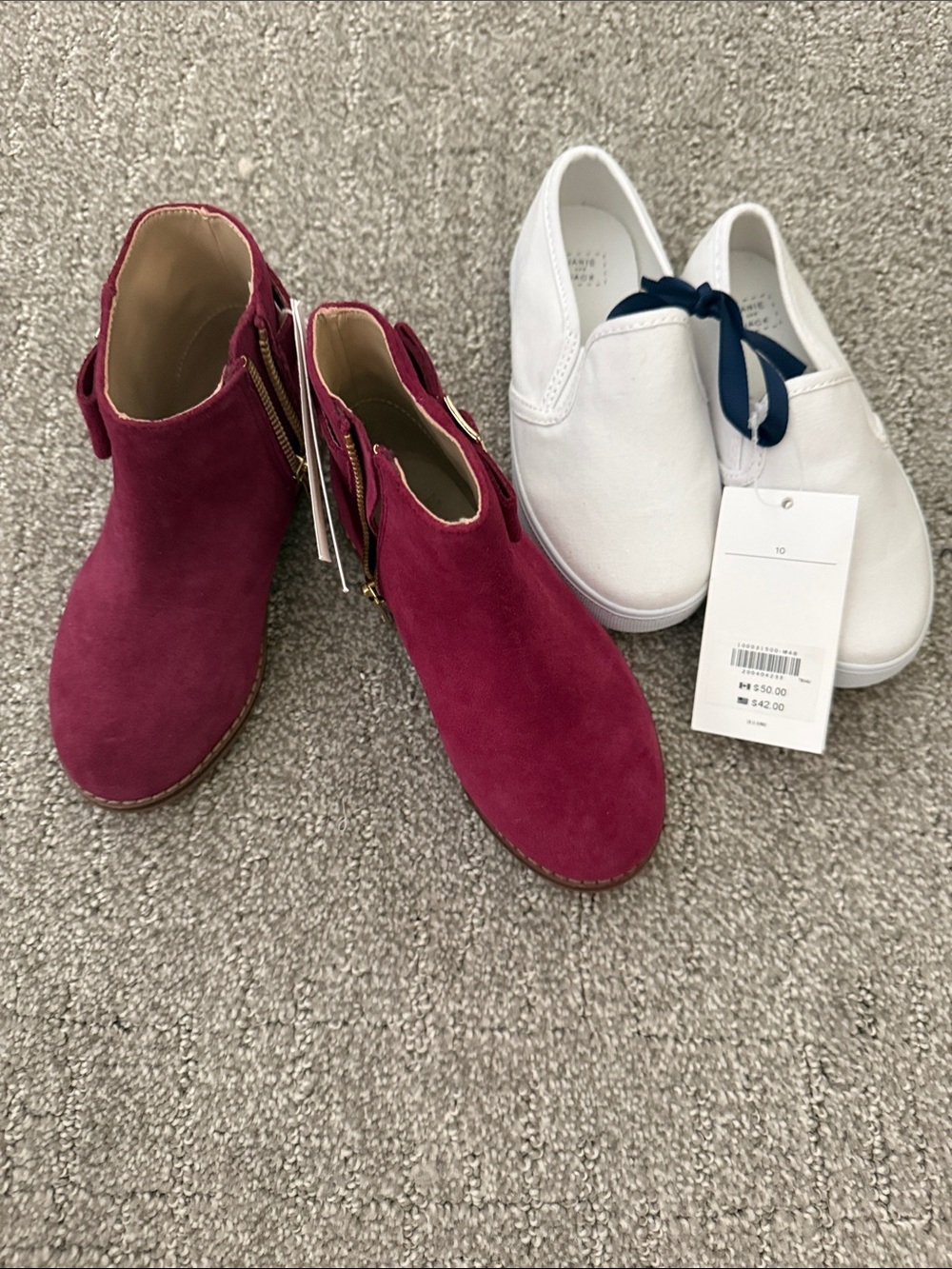 2 nwt size 10 shoes Janie and Jack